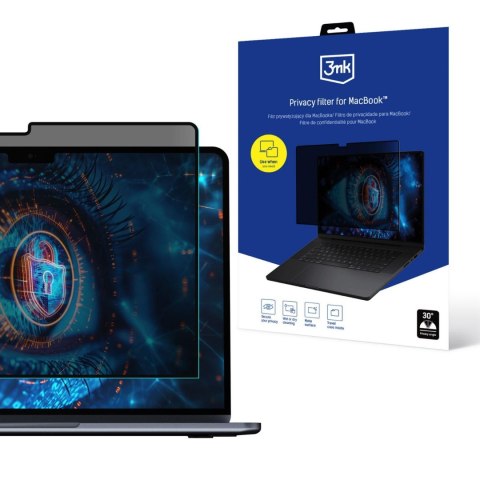 Filtr prywatyzujący, elektrostatyczny - 3mk Privacy filter for MacBook Pro 13" 2016/Air 13" 2018 Filtr prywatyzujący, elektrostatyczny - 3mk Privacy filter for MacBook Pro 13" 2016/Air 13" 2018