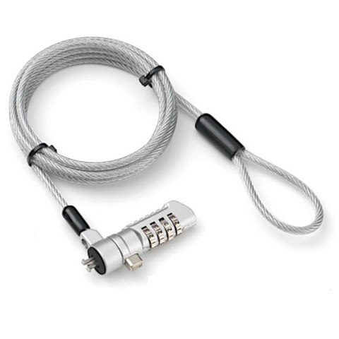 Linka zabezpieczająca do notebooka Techly Nano Slot 1,8m Linka zabezpieczająca do notebooka Techly Nano Slot 1,8m
