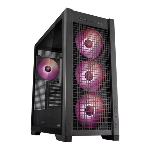 Obudowa Asus TUF GAMING GT302 TG ARGB BLACK E-ATX Obudowa Asus TUF GAMING GT302 TG ARGB BLACK E-ATX