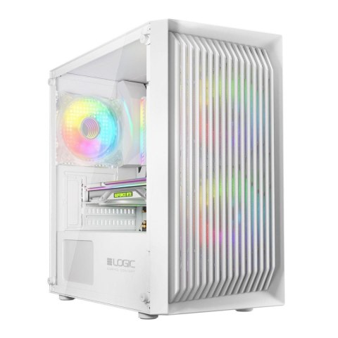 Obudowa LOGIC ATOS ARGB mATX/mITX Mini USB 3.0 Biała Obudowa LOGIC ATOS ARGB mATX/mITX Mini USB 3.0 Biała