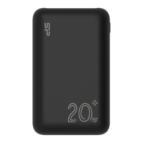 Powerbank Silicon Power QS58 20000mAh 1x USB-C, 2x USB-A, czarny Powerbank Silicon Power QS58 20000mAh 1x USB-C, 2x USB-A, czarny