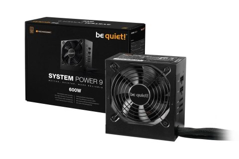 Zasilacz be quiet! System Power 9 CM 600W 120mm 80+Bronze Zasilacz be quiet! System Power 9 CM 600W 120mm 80+Bronze