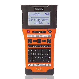 Drukarka etykiet Brother P-touch PT-E550WNIVP pomarańczowa