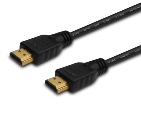 Kabel HDMI v1.4 Savio CL-38 15m, czarny, złote końcówki Kabel HDMI v1.4 Savio CL-38 15m, czarny, złote końcówki