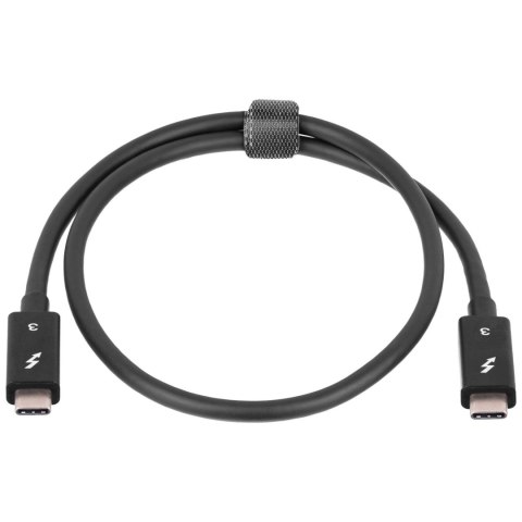 Kabel USB Akyga AK-USB-33 USB type C Thunderbolt 3 (m) / USB type C Thunderbolt 3 (m) ver. 3.1 0,5m czarny Kabel USB Akyga AK-USB-33 USB type C Thunderbolt 3 (m) / USB type C Thunderbolt 3 (m) ver. 3.1 0,5m czarny