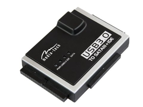 Konwerter adapter Media-Tech MT5100 USB 3.0 do HDD SATA/IDE Konwerter adapter Media-Tech MT5100 USB 3.0 do HDD SATA/IDE