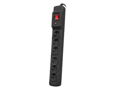 Listwa zasilająca Armac Multi M6 3m 6x PL czarna Listwa zasilająca Armac Multi M6 3m 6x PL czarna