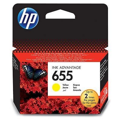 Tusz HP 655 Yellow Tusz HP 655 Yellow