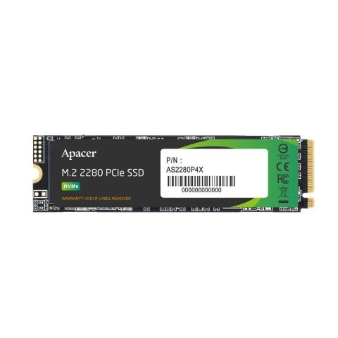 Dysk SSD Apacer AS2280P4X 256GB M.2 2280 PCIe NVMe Gen3 x4 (2100/1300 MB/s) 3D NAND Dysk SSD Apacer AS2280P4X 256GB M.2 2280 PCIe NVMe Gen3 x4 (2100/1300 MB/s) 3D NAND
