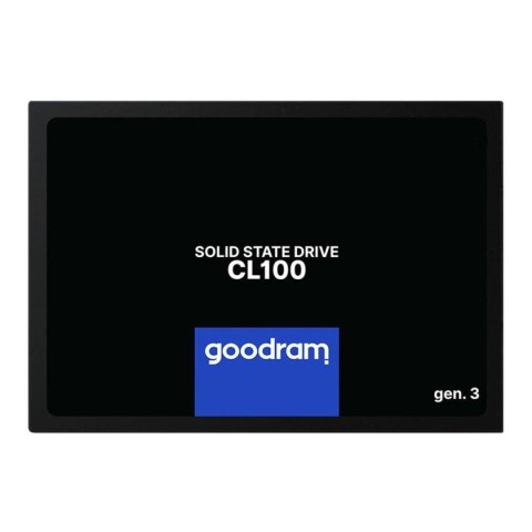 Dysk SSD GOODRAM CL100 960GB SATA III 2,5" GEN.3 (540/460 MB/s) 7mm Dysk SSD GOODRAM CL100 960GB SATA III 2,5" GEN.3 (540/460 MB/s) 7mm