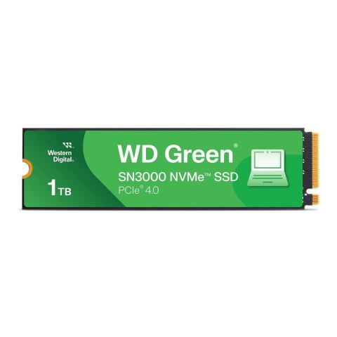 Dysk SSD WD Green SN3000 1TB M.2 2280 NVMe (5000/4200 MB/s) WDS100T4G0E Dysk SSD WD Green SN3000 1TB M.2 2280 NVMe (5000/4200 MB/s) WDS100T4G0E