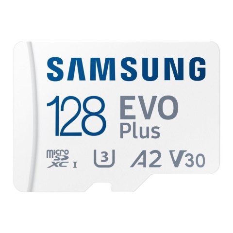 Karta pamięci Samsung EVO Plus 2024 microSDXC 128GB UHS-I U3 A2 V30 + adapter Karta pamięci Samsung EVO Plus 2024 microSDXC 128GB UHS-I U3 A2 V30 + adapter