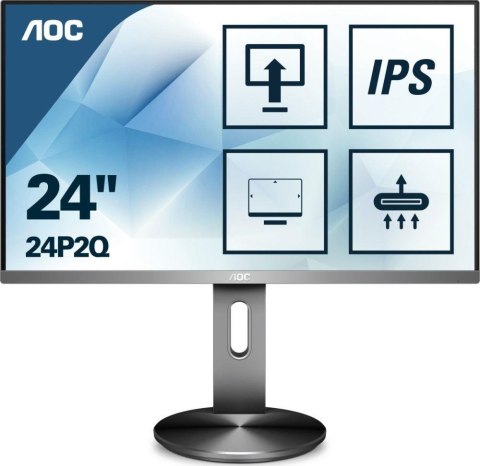 Monitor AOC 23,8" 24P2Q VGA DVI HDMI DP 4xUSB 3.1 głośniki Monitor AOC 23,8" 24P2Q VGA DVI HDMI DP 4xUSB 3.1 głośniki