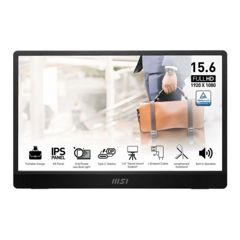 Monitor MSI 15,6" PRO MP161 E2 MiniHDMI 2xUSB-C głośniki Monitor MSI 15,6" PRO MP161 E2 MiniHDMI 2xUSB-C głośniki
