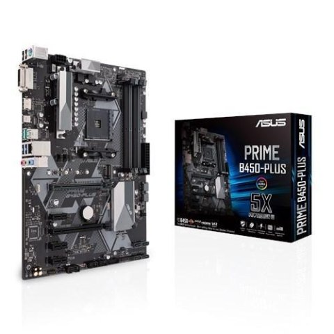 Płyta Asus PRIME B450-PLUS /AMD B450/SATA3/M.2/USB3.1/PCIe3.0/AM4/ATX Płyta Asus PRIME B450-PLUS /AMD B450/SATA3/M.2/USB3.1/PCIe3.0/AM4/ATX