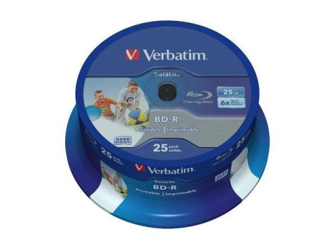 Płyty BD-R SL Datalife 25GB* 6x Wide Inkjet Printable (cake 25) Płyty BD-R SL Datalife 25GB* 6x Wide Inkjet Printable (cake 25)