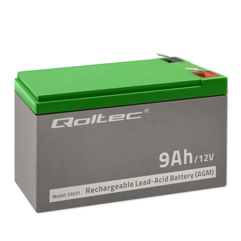 Akumulator AGM Qoltec 12V | 9Ah Akumulator AGM Qoltec 12V | 9Ah