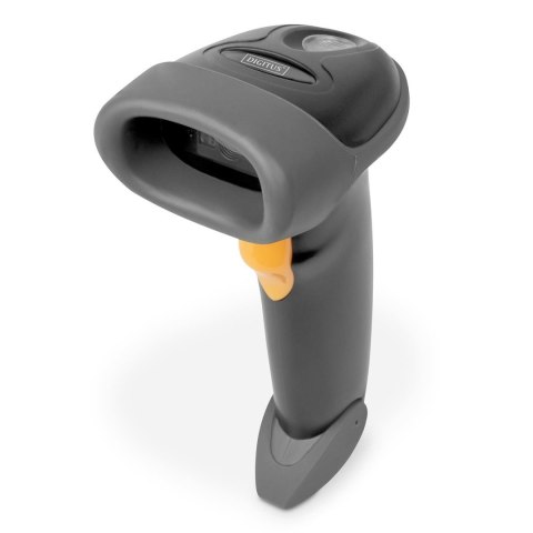 Czytnik kodów kreskowych DIGITUS bezprzewodowy Bluetooth, 1D i 2D, zgodny z kodami QR, stojak w zestawie Czytnik kodów kreskowych DIGITUS bezprzewodowy Bluetooth, 1D i 2D, zgodny z kodami QR, stojak w zestawie