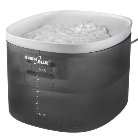Dozownik do wody / poidełko dla zwierząt GreenBlue GB392 automatyczny, 3L, USB 5V1A Dozownik do wody / poidełko dla zwierząt GreenBlue GB392 automatyczny, 3L, USB 5V1A