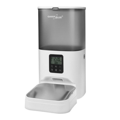 Dozownik / podajnik karmy dla zwierząt GreenBlue GB393 automatyczny, 6L, USB 5V1A Dozownik / podajnik karmy dla zwierząt GreenBlue GB393 automatyczny, 6L, USB 5V1A
