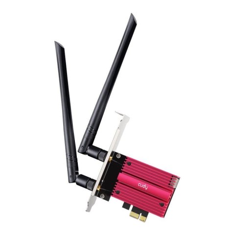 Karta sieciowa Cudy WE3000S WiFi 6E AX5400 BT 5.3 PCI-E Karta sieciowa Cudy WE3000S WiFi 6E AX5400 BT 5.3 PCI-E