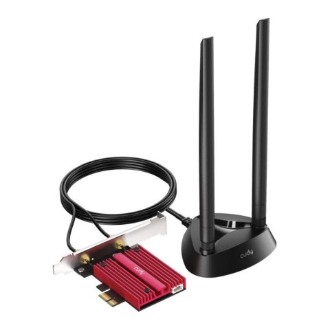 Karta sieciowa Cudy WE4000 WiFi 6E AX5400 BT 5.3 PCI-E Karta sieciowa Cudy WE4000 WiFi 6E AX5400 BT 5.3 PCI-E
