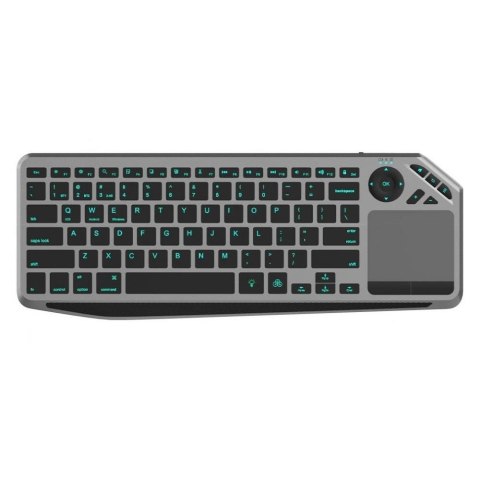 Klawiatura bezprzewodowa Techly Dualna BT/RF Touchpad LED RGB Klawiatura bezprzewodowa Techly Dualna BT/RF Touchpad LED RGB