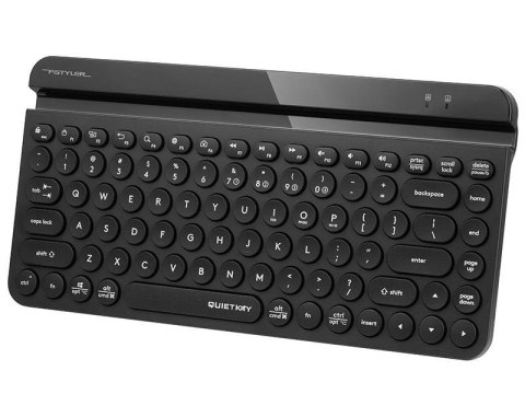 Klawiatura bezprzewodowa mini A4Tech FSTYLER FBK30 Black 2.4GHz+BT (Silent) Klawiatura bezprzewodowa mini A4Tech FSTYLER FBK30 Black 2.4GHz+BT (Silent)