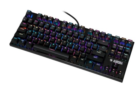 Klawiatura przewodowa iBOX Aurora K-2R Gaming, mechaniczna, RGB Klawiatura przewodowa iBOX Aurora K-2R Gaming, mechaniczna, RGB