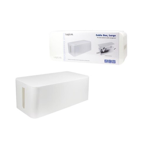 Organizer kabli LogiLink KAB0063 CableBox L, biały Organizer kabli LogiLink KAB0063 CableBox L, biały