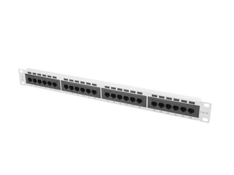 Patch panel Lanberg PPU5-1024-S 24 port 1U kat.5e szary Patch panel Lanberg PPU5-1024-S 24 port 1U kat.5e szary