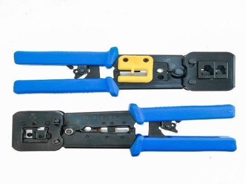 Zaciskarka wtyków przelotowych Lanberg NT-0204 RJ45, RJ12, RJ11 Zaciskarka wtyków przelotowych Lanberg NT-0204 RJ45, RJ12, RJ11