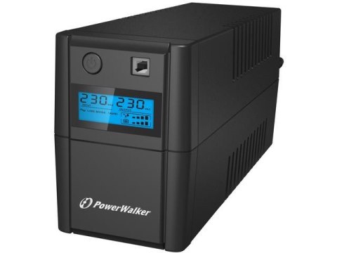 Zasilacz awaryjny UPS Power Walker Line-Interactive 650VA 2X 230V PL OUT, RJ11 Zasilacz awaryjny UPS Power Walker Line-Interactive 650VA 2X 230V PL OUT, RJ11