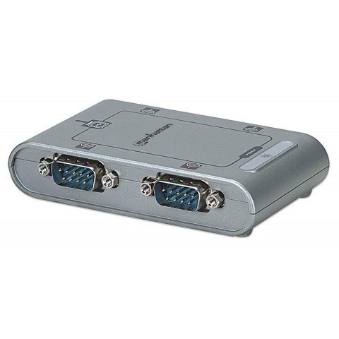 Adapter Manhattan 4-portowy USB na 4xCOM/RS232/DB9 Adapter Manhattan 4-portowy USB na 4xCOM/RS232/DB9