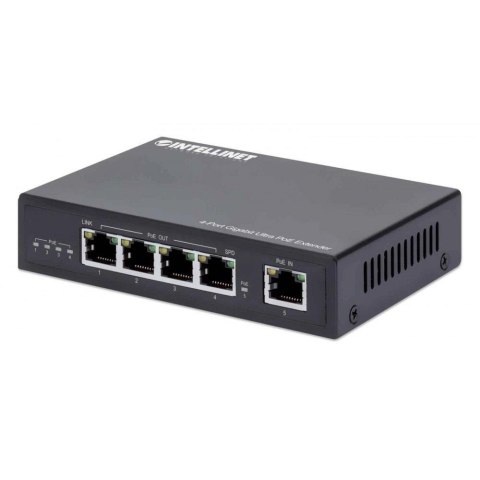 Extender Ultra PoE Intellinet 4-portowy Gigabit 802.3at/af Extender Ultra PoE Intellinet 4-portowy Gigabit 802.3at/af