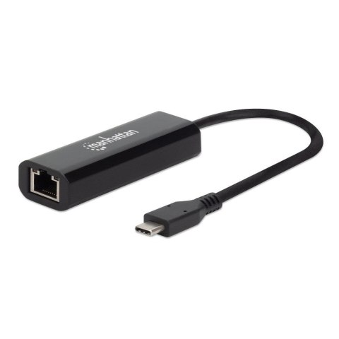 Kabel - adapter Manhattan USB-C / RJ45 2.5Base-T Ethernet Kabel - adapter Manhattan USB-C / RJ45 2.5Base-T Ethernet
