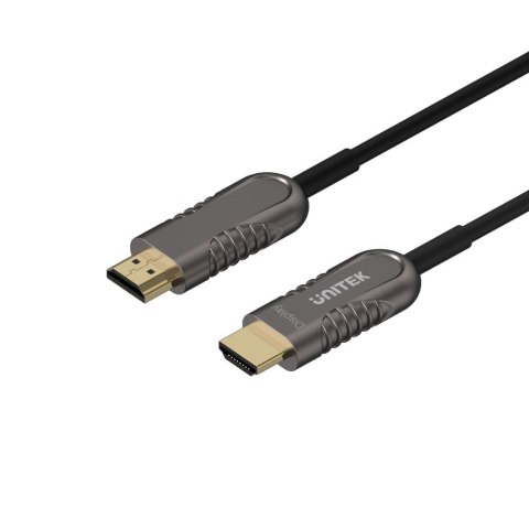 Kabel optyczny HDMI Unitek Y-C1031BK HDMI 2.0, AOC, 4K 60Hz, 30m Kabel optyczny HDMI Unitek Y-C1031BK HDMI 2.0, AOC, 4K 60Hz, 30m