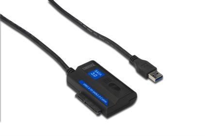 Konwerter DIGITUS DA-70326 USB 3.0 do SSD oraz HDD 2,5"/3,5" SATAIII Konwerter DIGITUS DA-70326 USB 3.0 do SSD oraz HDD 2,5"/3,5" SATAIII