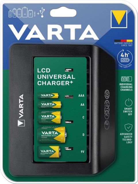 Ładowarka akumulatorków VARTA LCD UNIVERSAL CHARGER+ Ładowarka akumulatorków VARTA LCD UNIVERSAL CHARGER+