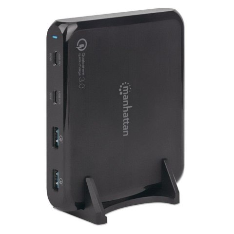 Ładowarka sieciowa Manhattan 4x USB 90W, 2x USB-C PD, 2x USB-A QC Ładowarka sieciowa Manhattan 4x USB 90W, 2x USB-C PD, 2x USB-A QC