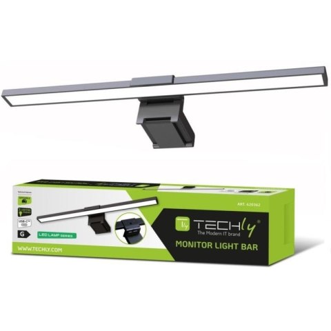 Lampka LED Techly 5W na monitor komputera dotykowa ściemniana Lampka LED Techly 5W na monitor komputera dotykowa ściemniana