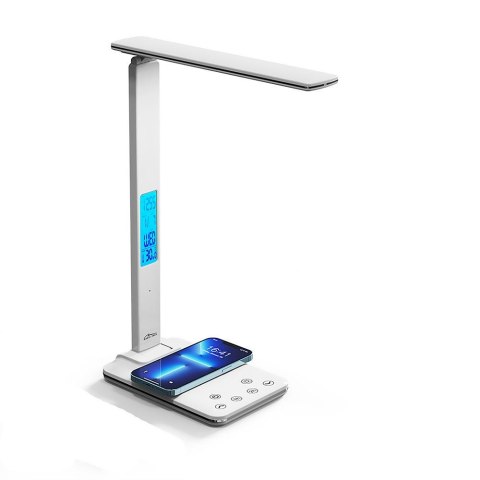 Lampka biurkowa z bezprzewodową ładowarką Media-Tech LEDITOU MT222 Lampka biurkowa z bezprzewodową ładowarką Media-Tech LEDITOU MT222