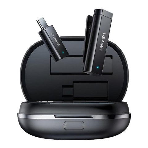 Mikrofon krawatowy USAMS US-ZB243 ENC 2.4G Wireless Lavalier USB-C Mikrofon krawatowy USAMS US-ZB243 ENC 2.4G Wireless Lavalier USB-C