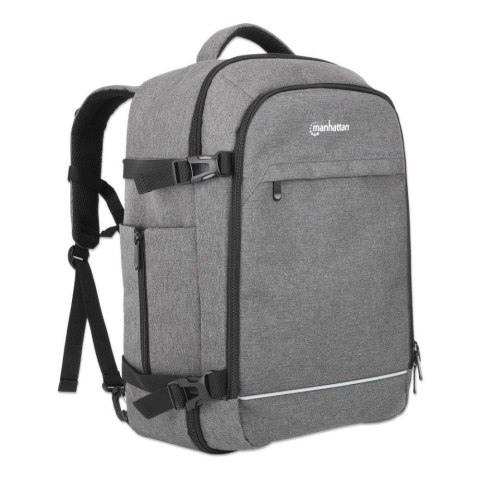 Plecak do notebooka Manhattan 17.3" 40l podróżny szary Plecak do notebooka Manhattan 17.3" 40l podróżny szary