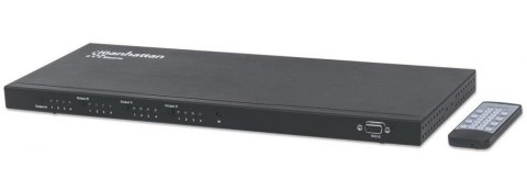 Przełącznik / splitter matrycowy Manhattan 207904 4x4 HDMI Matrix 1080p z pilotem Przełącznik / splitter matrycowy Manhattan 207904 4x4 HDMI Matrix 1080p z pilotem