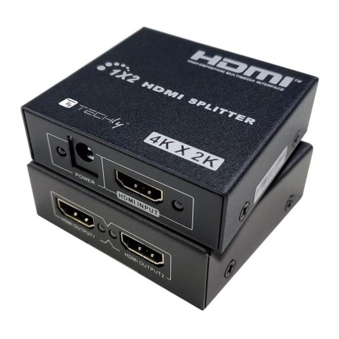 Rozdzielacz / Splitter Techly HDMI 1x2 4K*30Hz Aktywny Rozdzielacz / Splitter Techly HDMI 1x2 4K*30Hz Aktywny