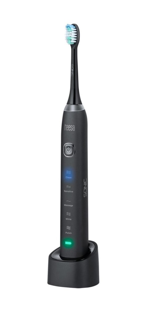 Szczoteczka soniczna do zębów Teesa SONIC Black 8015 Szczoteczka soniczna do zębów Teesa SONIC Black 8015