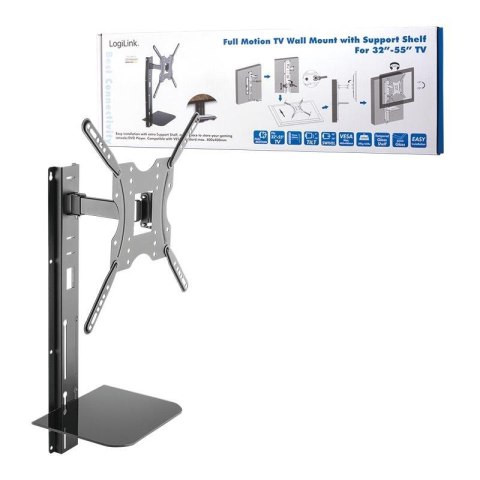 Uchwyt ścienny LogiLink BP0048 do telewizora LCD/LED VESA 400x400, 32-55" Uchwyt ścienny LogiLink BP0048 do telewizora LCD/LED VESA 400x400, 32-55"