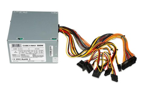 Zasilacz ATX iBOX CUBE II 500W OEM Zasilacz ATX iBOX CUBE II 500W OEM