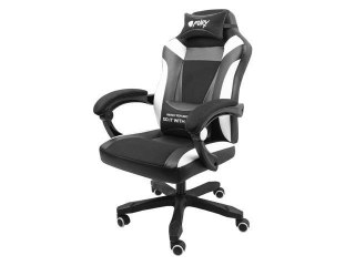 Fotel gamingowy Fury Avenger M+ czarno-biały
